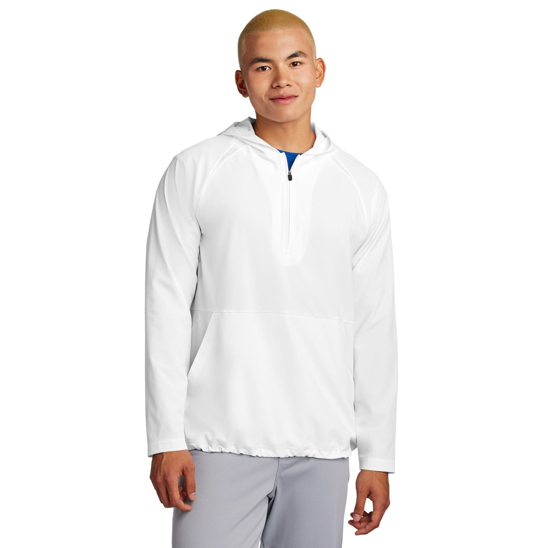 Sport-Tek-Sport-Tek® Repeat 1/2-Zip Long Sleeve Hooded Jacket JST488-MedTech-7